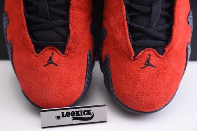 Kicked Out Shoe Store 654459-670 Red Jordan 14 Retro Air Challenge 0808